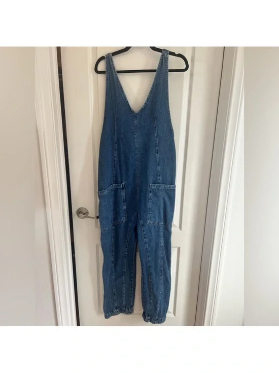 We The Free Free people high roller sapphire blue size Small overalls - Picture 3 of 5